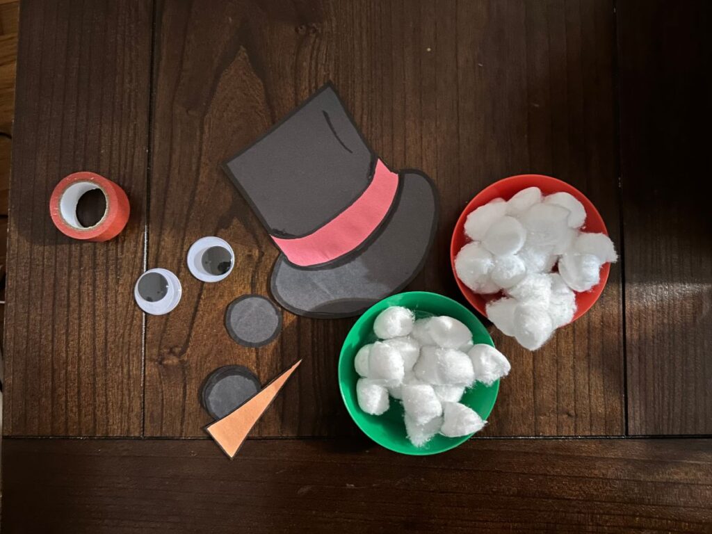 Easy Snowman Crafts For Toddlers