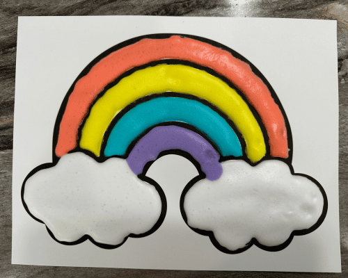 Spring Puffy Paint Recipe Activity For Preschoolers