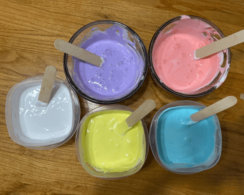 Spring Puffy Paint Recipe Activity For Preschoolers