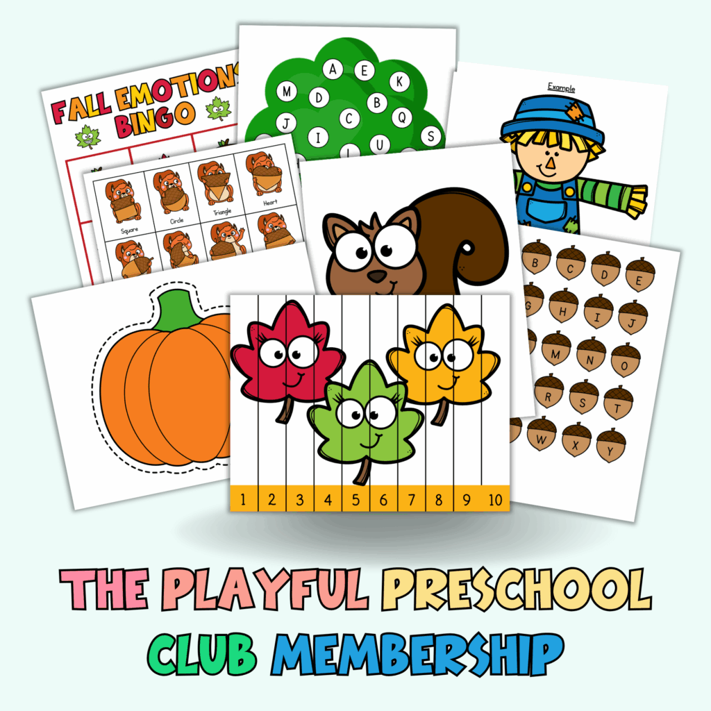 Fall Activity for Preschoolers