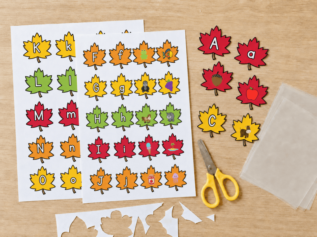 free fall preschool printables
