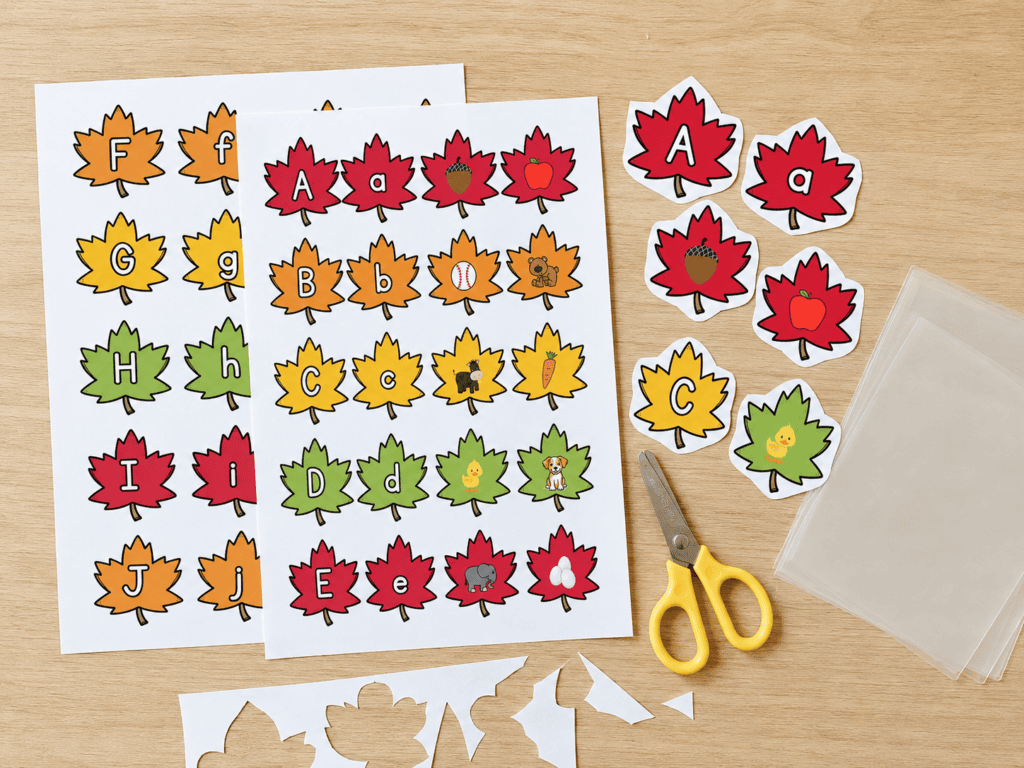 free fall preschool printables
